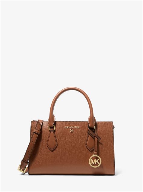 michael michael kors valerie small pebbled leather satchel|MICHAEL MICHAEL KORS Women's Valerie Pebbled Leather .